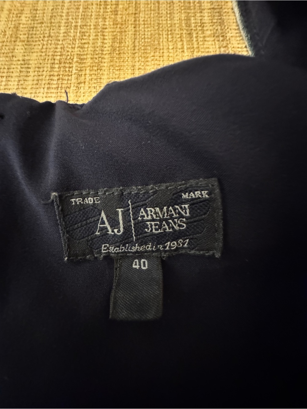 Armani Jeans Blue Denim Bodycon Midi Dress - Picture 8 of 9